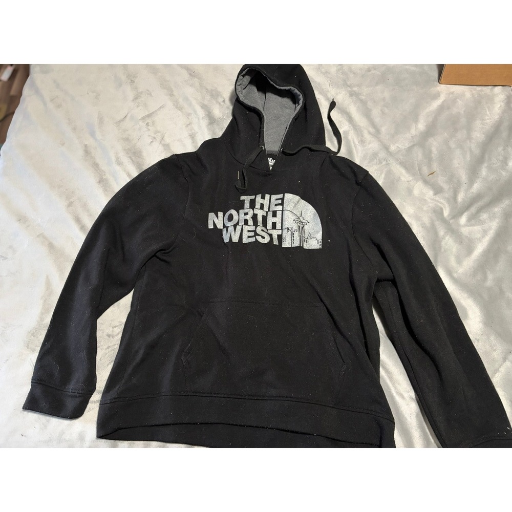 Logan & Martin Seattle The North West Graphic Hoodie Black XXL Mens Sweatshirt